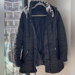 Elements Athleisure Black Winter Coat